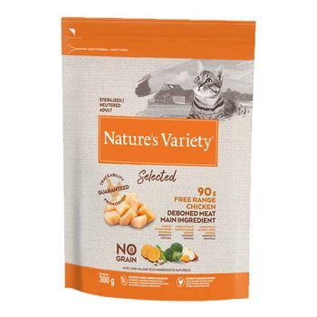 Nature's Variety Selected Dry Adult Sterilised Cat Free Range Chicken Cat Food 300g