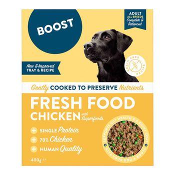 Boost Chicken Veg & Superfood Fresh Dog Food Meal 400g