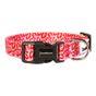 Doodlebone Bold Dog Collar Ruby Leopard 1-2