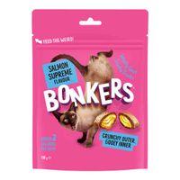 Bonkers Cat Bites, Salmon Supreme Flavoured Cat Treats 180g