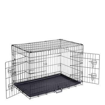 Medium dog crate size best sale