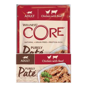 Wellness CORE Purely Paté Adult Chicken with Beef Adult Cat Wet Food 85g