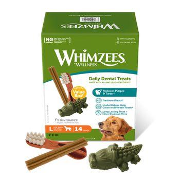 Whimzees by Wellness Variety Value Box Large Dog Treats 14 Pack
