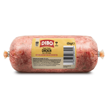 DIBO Just Chicken Chubb Raw Dog Food 454g