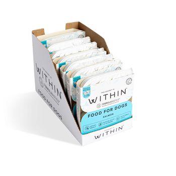 Within Grain Free Complete Adult Dog Food Salmon 2x150g
