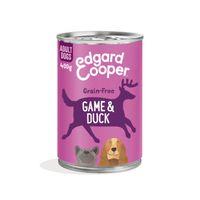 Edgard & Cooper Adult Wet Food Tin Game & Duck 400g