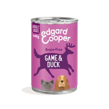 Edgard & Cooper Adult Wet Food Tin Game & Duck 400g