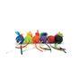 Tabby Patch Glitter Ball Rattler Cat Toy