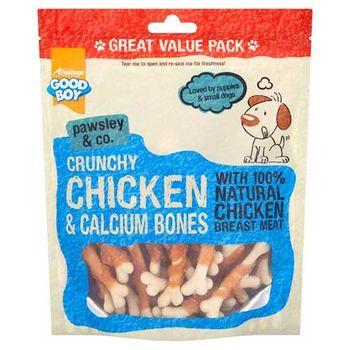 Good Boy Pawsley Co Crunchy Chicken Calcium Bones Dog Chews 350g