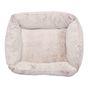 Rufus & Rosie Arctic Plush Fur Pet Bed S/M
