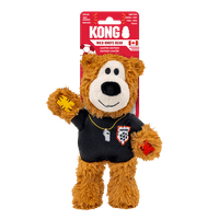 KONG Wild Knots Sport Referee Bear Dog Toy Medium