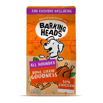 Barking Heads All Hounder Bowl Lickin Goodness Chicken Dry Dog Food, 12kg