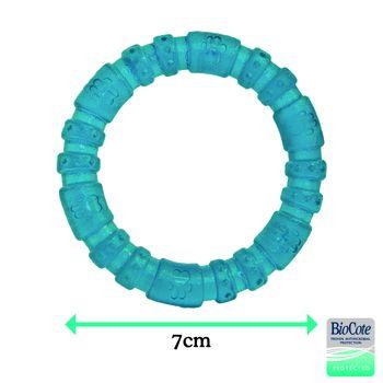 Rosewood Biosafe Puppy Ring Dog Toy Blue