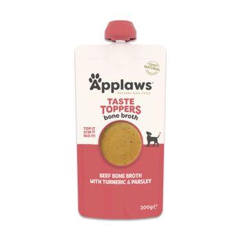 Applaws Taste Toppers Beef Bone Broth with Turmeric & Parsley 6x200ml