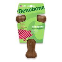 Benebone Wishbone Bacon Dog Toy Medium