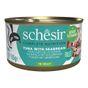 Schesir Complete and Balanced Wet Cat Food, Tuna with Seabream, 85g