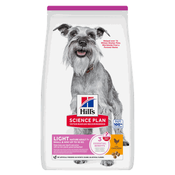 Hill'S Science Plan Light Small & Mini Mature Adult Dog Food With Chicken 2.5kg