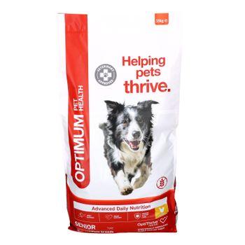 Optimum Pet Health Small-Medium Breed Senior Dry Dog Food, 15kg