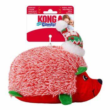 KONG Holiday Comfort HedgeHug Assorted Dog Toy Medium