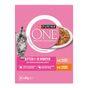 PURINA ONE Kitten Mini Fillets Salmon and Chicken Wet Cat Food 8x85g
