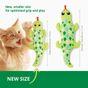 Catit Electronic Mini Groovy Gecko Cat Toy, Green