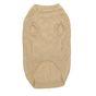 Rufus & Rosie Sleeveless Dog Jumper Beige L
