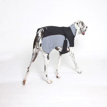 Rufus & Rosie Grey Overcoat, S Dog Coat