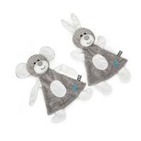 Little Petface Mouse and Rabbit Friends Plush Dog Toys