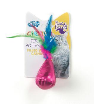 Carnival Cat Teaser Bag and Feather Toy