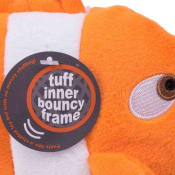 Petface Seriously Strong Plush and Rubber Fish Dog Toy