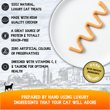 Cookhouse Luxury Licks Puree Cat Treat Chicken 6x15g