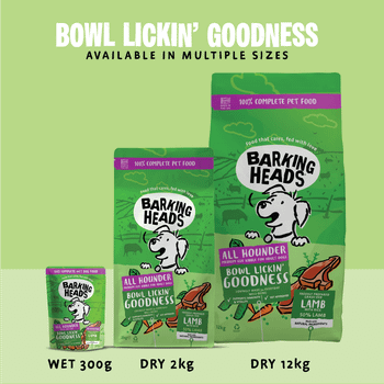Barking Heads All Hounder Bowl Lickin Goodness Lamb Dry Dog Food, 12kg