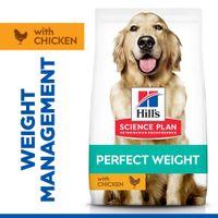 Hill'S Science Plan Adult Perfect Weight Large Breed Dry Dog Food Chicken Flavour 12kg