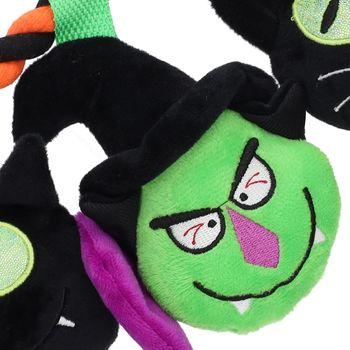 Smart Choice Squeaky Spooky Plush & Rope Dog Toy