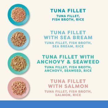 Applaws Natural Wet Adult Cat Food Fish Selection in Broth 24x70g Pouches