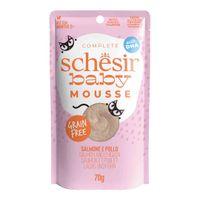 Schesir Complete and Balanced Wet Kitten Food Salmon in Mousse 70g