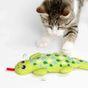 Catit Electronic Mini Groovy Gecko Cat Toy, Green