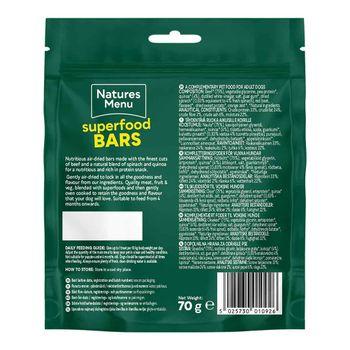 Natures Menu Superfood Bars Beef 70g