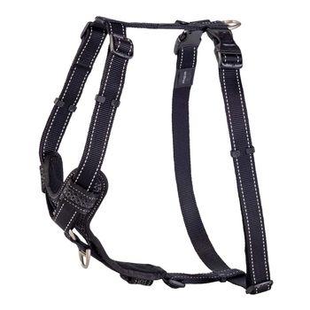 Rogz Utility Control Black Dog Harness, Medium