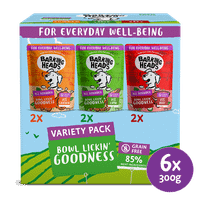Barking Heads Adult Wet Pouch 6x300g