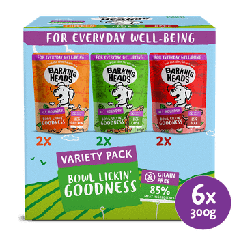 Barking Heads Adult Wet Pouch 6x300g