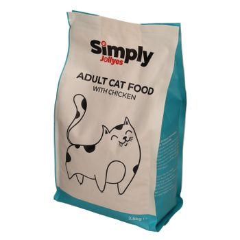 Simply Jollyes Dry Cat Food with Chicken 2.5kg