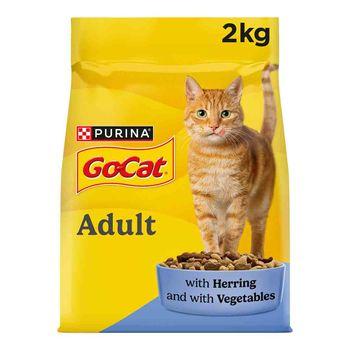 Go-Cat Herring and Vegetable Dry Cat Food 2kg