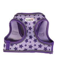 Doodlebone Violet Star Snappy Dog Harness, Medium