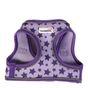 Doodlebone Violet Star Snappy Dog Harness, Medium