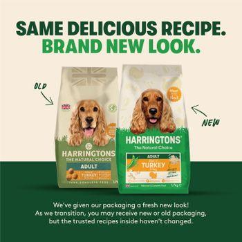 Harringtons Complete Dog Food, Turkey & Vegetable, 1.7Kg