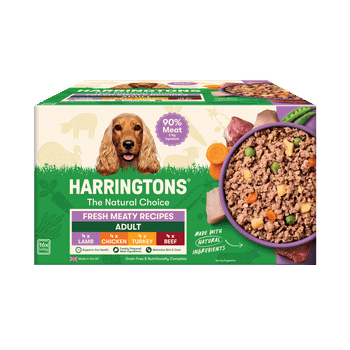 Harringtons Adult Complete Wet Dog Food – Fresh Meaty Recipes with Potato & Veg, 6x400g