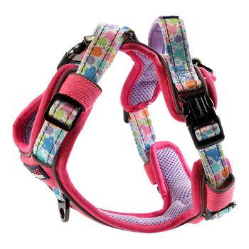 Doodlebone 'With Me' Dog Harness Pink 9-11