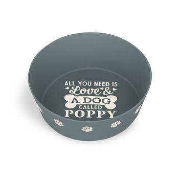 History & Heraldry 'Poppy' Dog Bowl
