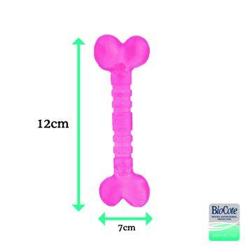 Rosewood Biosafe Pink Puppy Bone Dog Toy